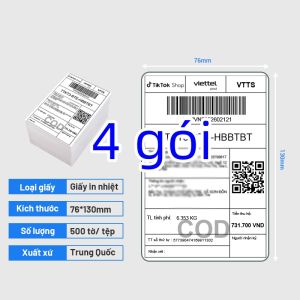 Máy In Nhiệt A318BT BLT In Khổ A7 In Đơn Hàng In mã vạch mã barcode Phiếu GửiLogo Tự Dán |Flash Label Store
