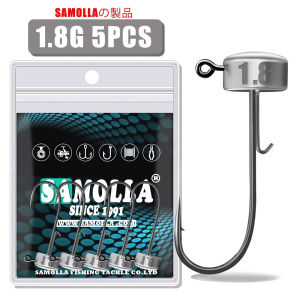 5 pcs Jig heads Fishing Hooks 1.8g/2.7g/3.5g Untuk Umpan Cacing Lunak Ikan Bass Pesca Ikan Batu Pike Ikan Trout Aksesoris