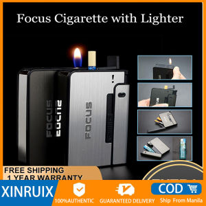 Portable Automatic Cigarette Case Metal Cigarette Box Cigarette Holder Case Not Lighter Gadget for Men Christmas Gifts