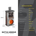ลำโพงบลูทูธ BATTLE ARMOUR Bluetooth Speaker รุ่น K08 ลำโพงแบบไร้สายเสียงสตูดิโอ 5W. 