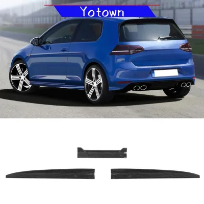 Yotown GOTOTOP Cánh lướt gió phía sau đa năng Bằng cao su Điều chỉnh luồng không khí Cánh đuôi khí động học cho ô tô Cải thiện hiệu suất và kiểu dáng (Hoa văn sợi carbon bóng)
