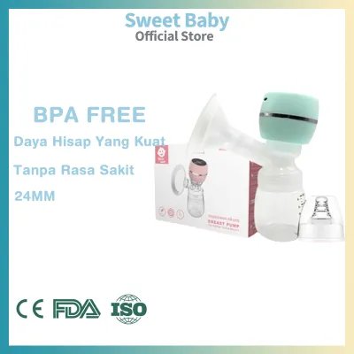Momwell Pompa Asi Electric Tanpa Kabel Otomatis Portabel Pompa Asi ASI bayi baru lahir Hisap Kuat Breast Pump EB06