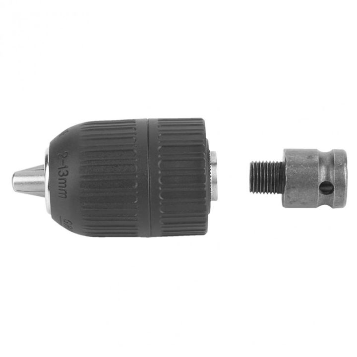 thumbnail image 2 of 13mm Keyless Drill Chuck With 1/4" Hex Connecting Rod – Plastic Casing, 1/2-20UNF Thread 2 of 2