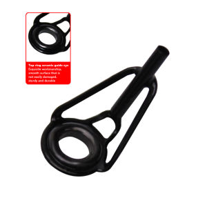 Fantic Stainless Steel Fishing Top Rod Guide Porcelain Ring 8pcs DIY Fishing Pole Tip Repair Rod Tip Accessories Fishing Tackle Pesca