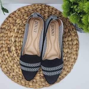 Sandal Mules Rajut Premium Import Slip On Sol Karet Full Warna Cantik - JTB 08