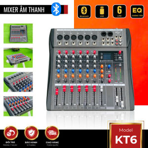 [ Tặng Dây Canon Ra Hoa Sen ] Mixer Chuyên Nâng Cấp Loa Kéo amply  MTMAX KT6 - KT8 - KT12 - KT16  giúp nâng cấp âm thanh gia đình bạn hay hơn