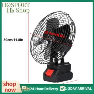 【HPS】 Rechargeable Portable Desk Fan with Adjustable Speeds Ideal for Camping and Car Ventilation