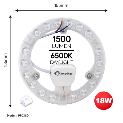 PowerPac LED Ceiling Lamp Ceiling Light Round Light 18/24/36/48 Watts (PPC180/PPC240/PPC360/PPC470)