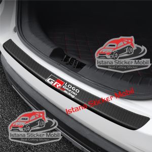 pelindung mobil GR SPORT toyota avanza calya innova fortuner veloz agya vios rush corolla sillplate pelindung handle/bagasi stioker karbon 3d
