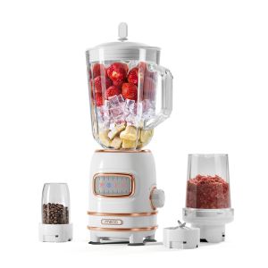 Mecoo Most Aesthetic 4 in 1 Ice Crusher Blender Juicer Low 300 Watt / Blender Daging / Baby Food Processor Low Watt