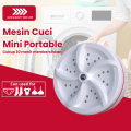 Mesin Cuci Mini Portable Washing Machine Ultrasonic. 