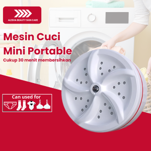 Mesin Cuci Mini Portable Washing Machine Ultrasonic