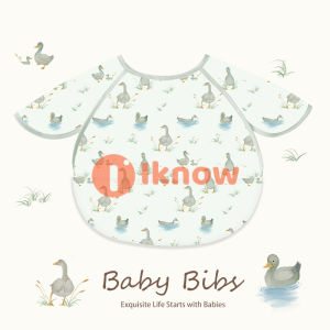 I know Childrens cover up for summer baby eating bibs waterproof rice bibs baby Danish anti dressing mother and baby supplies