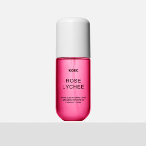 KOEC Rose and Lychee Hair and Body Spray Long-Lasting Fragrance Womens Perfume Sweet Scent English