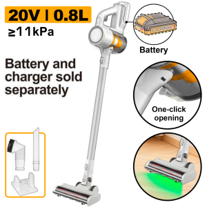 INGCO 20V CORDLESS VACUUM CLEANER | CYCLONE | CVLI20082 CVLI2008