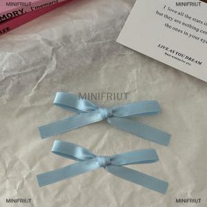 [COD] MINIFRIUT 2PCS Sweet Cute Bowknot Hair Clip Sweet Ballet Bow Hairpin Clip Korean Style All-match Hair Clips Girl Headwear Hair Accessories