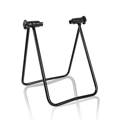 LONGGO Bike Repair Stand Quick-Release MTB Folding Display Stand Insert Frame U-Shape Wheel Hub Rack