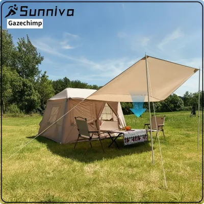 Gazechimp Automatic Inflation Inflatable Tent Quick Setup Air Tent Roomy Long-Lasting for Families