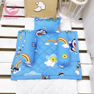Bộ nệm cho bé sơ sinh Katina House vải Cotton Thắng Lợi mềm mát thấm hút tốt họa tiết gần gũi