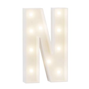 NOONOR 91.5CM Size Giant Letter Led Light Mosaic Design Led Light Balloon Filling Box Giant Figure DIY Name Light Up Letters Baby Shower