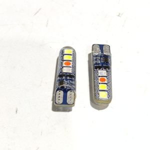 SEPASANG LAMPU SEN SENJA T10 JELLY 8LED TITIK BESAR RUNNING T10 RGB KEDIP RUNNING 12V&24V