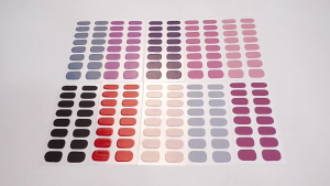 Màu trơn móng nghệ thuật Sticker Nail kết thúc tốt đẹp Đề-can móng tay không thấm nước nhãn dán móng NAIL POLISH Stickers móng nghệ thuật trang trí nghệ thuật