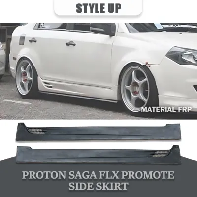 PROTON SAGA FLX PROMOTE SIDE SKIRT MATERIAL FRP WITHOUT PAINT