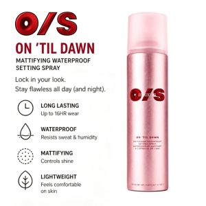 ONE SIZE On Til Dawn Setting Spray Matte Makeup Finishing Mist Waterproof for All Skin 143ml