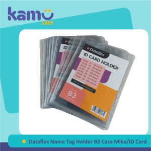 Dataflex Id Card - B3 / Card Holder /  Name Tag Holder Case Plastik Mika VC - 603 Isi 20