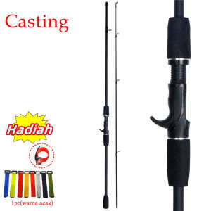 Carbon Fiber Ultralight Strong Elasticity Joran Pancing Serat Karbon Telescopic 2 Segments 1.8M /1.65M/2.1m Fishing Rod Material Berkualitas Pancing Murah Grosir Pancing Alat Pancingan Pancing Penuh