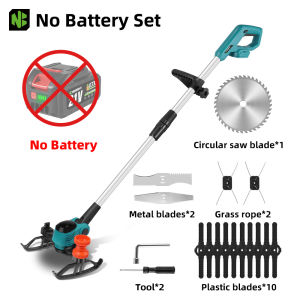 6 inch điện máy cắt cỏ dụng cụ cắt tỉa không dây cầm tay máy cắt cỏ hiệu quả Vườn cỏ cắt Công cụ điện cho Makita 18V-21V pin