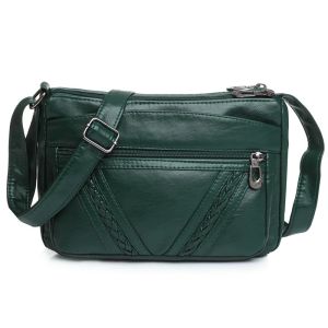Fashion All-match Solid Color Messenger Bag High Capacity Womens Shoulder Bags 2026 New High Quality Pu Leather Women Handbag2026