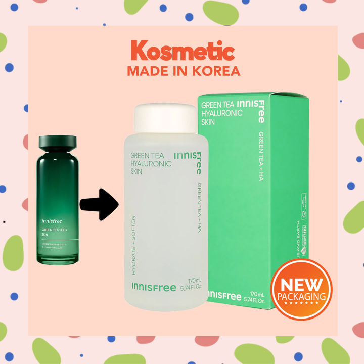 INNISFREE Green Tea Seed Skin / Green Tea Hyaluronic Skin /KOSMETICPH