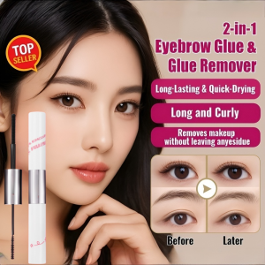 Eyelash Glue Remover Waterproof SweatProof Fast Drying False Lash Adhesive Gentle Cleansing Gel Natural Look 5ml Dual Ended Applicator for Long Lasting Hold