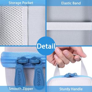 Aenllosi Hard Storage Case Replacement for iHealth Track Smart Upper Arm MonitorHolder for Batteries & Fingertip Oximeter(Case Only)