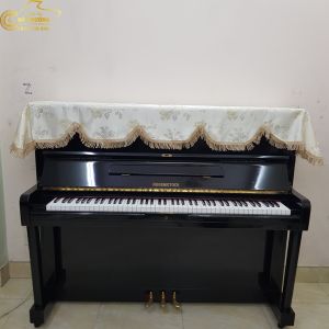 Khăn phủ đàn Piano cơ mẫu phủ bạc hoa kim tuyến