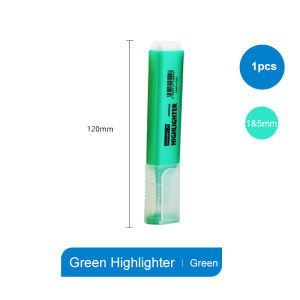 Children Day Gifts GuangBo Highlighter Pen Green/Yellow Students Colored Pen to Mark and Graffiti Key Marker Pen Eye Care Fluorescent Pen