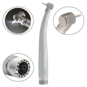 Promotion LED High Speed Handpiece Mini Head Dental Air Turbine with Double LED Single Water Spray Children 2 Holes