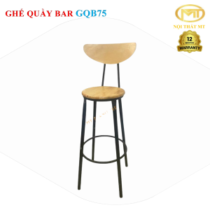 Ghế GQB01 quầy bar ban cong chung cưclubPub đủ màu sắc kích thước. Ghế decor thiết kế hiện đại có gác chân thư giản