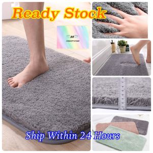 3CM THICK Quality Fluffy Anti Slip Floor Mat Carpet Rug Alas Kaki Bathroom Toilet Kitchen Door Mat Microfibre Dapur