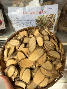 Xáo tam phân thái lát phơi khô sạch đóng gói 05kg 1kg ( Chuẩn hàng rừng) dùng nấu nước uống hằng ngày