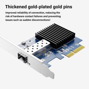 10Gbps Ethernet PCIExpress PCIE3.0 Opt Port Low Latency For Professional Workstations