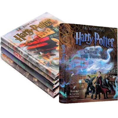 [SG STOCK]Harry Potter: The Illustrated Edition 5-Book Collection (Books 1-5) by J.K. Rowling Illustrated by Jim Kay
