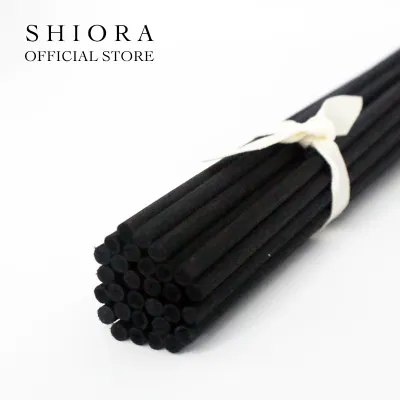 [Ideal Gift] SHIORA Black Rattan Reed Diffuser Sticks 50 Pieces