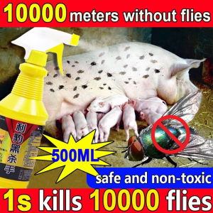 【3 seconds to kill】Fly spray 500ml Fly Killer Effective Fly Killing Bait Fly Repeller Household Insecticide drive away flies Non-toxic Suitable for mother and baby Fresh and smokeless Quick kill fly nemesis insecticide spray killer spray for home Fly Kill