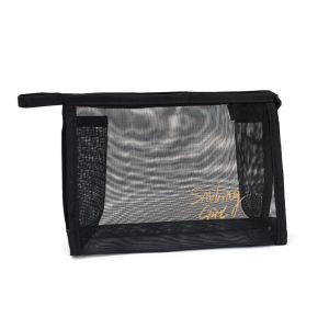 Túi Đựng Đồ Vệ Sinh Cá Nhân Du Lịch Bằng Lưới Màu Đen Trong Suốt Tiện Dụng Cho Nữ Túi Đựng Mỹ Phẩm Túi Đựng Đồ Trang Điểm