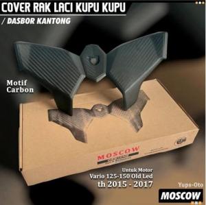 Cover Rak Laci Kupu Kupu / Dasbor Kantong Depan Merk Moscow Pemakaian Untuk Motor Vario 125 / 150 Old Led Tahun 2015 - 2017