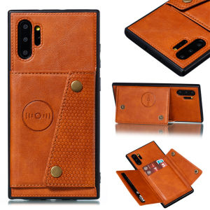 PU Leather Wallet Flip Case For Samsung Galaxy Note 10 Plus Car c Holder Card Slot Case For Samsung Note 10 Back Cover