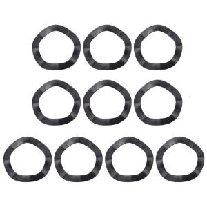 10Pcs/set Stainless Steels Bicycles Crank Crankset Bottom Spacer Bent Cushions Spacers for Mountain Bicycles Chainrings