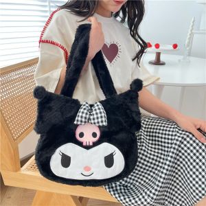 Kawaii Cinnamoroll Bag Stuffed Crossbody Bag Cute Girls Shoulder Bag Messenger Soft Mini Kids Adult Girls Cartoon Bag Handbag